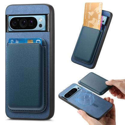 Retro Magsafe Card Bag PU Back Cover Phone Case, For Google Pixel 11 Pro XL, For Google Pixel 11, For Google Pixel 11 Pro, For Google Pixel 10 Pro XL, For Google Pixel 9a, For Google Pixel 9 Pro XL, For Google Pixel 9 Pro, For Google Pixel 9           ...
