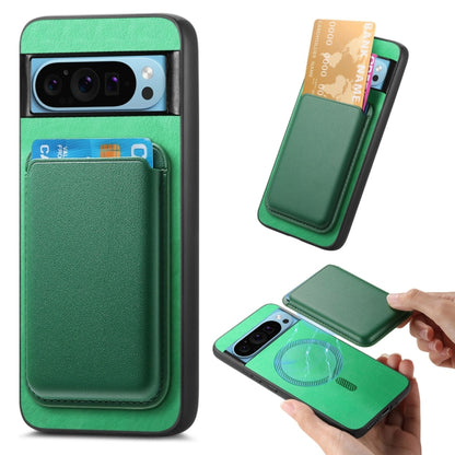 Retro Magsafe Card Bag PU Back Cover Phone Case, For Google Pixel 11 Pro XL, For Google Pixel 11, For Google Pixel 11 Pro, For Google Pixel 10 Pro XL, For Google Pixel 9a, For Google Pixel 9 Pro XL, For Google Pixel 9 Pro, For Google Pixel 9           ...