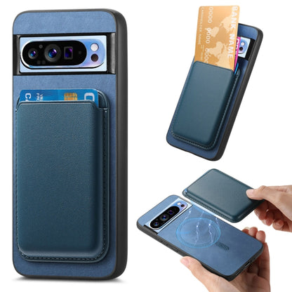 Retro Magsafe Card Bag PU Back Cover Phone Case, For Google Pixel 11 Pro XL, For Google Pixel 11, For Google Pixel 11 Pro, For Google Pixel 10 Pro XL, For Google Pixel 9a, For Google Pixel 9 Pro XL, For Google Pixel 9 Pro, For Google Pixel 9           ...