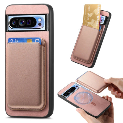 Retro Magsafe Card Bag PU Back Cover Phone Case, For Google Pixel 11 Pro XL, For Google Pixel 11, For Google Pixel 11 Pro, For Google Pixel 10 Pro XL, For Google Pixel 9a, For Google Pixel 9 Pro XL, For Google Pixel 9 Pro, For Google Pixel 9           ...