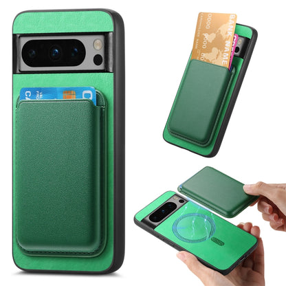 Retro Magsafe Card Bag PU Back Cover Phone Case, For Google Pixel 11 Pro XL, For Google Pixel 11, For Google Pixel 11 Pro, For Google Pixel 10 Pro XL, For Google Pixel 9a, For Google Pixel 9 Pro XL, For Google Pixel 9 Pro, For Google Pixel 9           ...