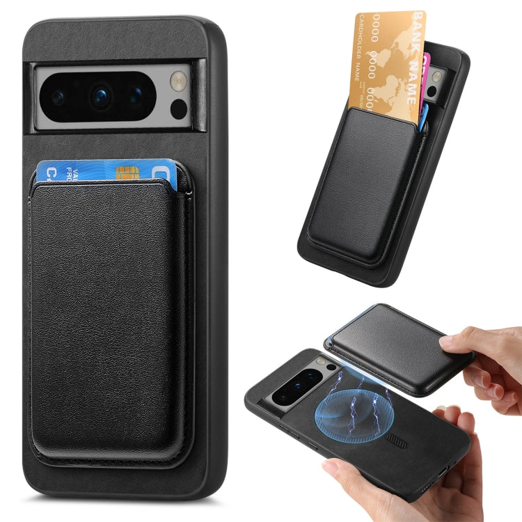Retro Magsafe Card Bag PU Back Cover Phone Case, For Google Pixel 11 Pro XL, For Google Pixel 11, For Google Pixel 11 Pro, For Google Pixel 10 Pro XL, For Google Pixel 9a, For Google Pixel 9 Pro XL, For Google Pixel 9 Pro, For Google Pixel 9           ...