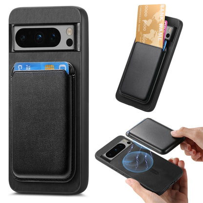 Retro Magsafe Card Bag PU Back Cover Phone Case, For Google Pixel 11 Pro XL, For Google Pixel 11, For Google Pixel 11 Pro, For Google Pixel 10 Pro XL, For Google Pixel 9a, For Google Pixel 9 Pro XL, For Google Pixel 9 Pro, For Google Pixel 9           ...