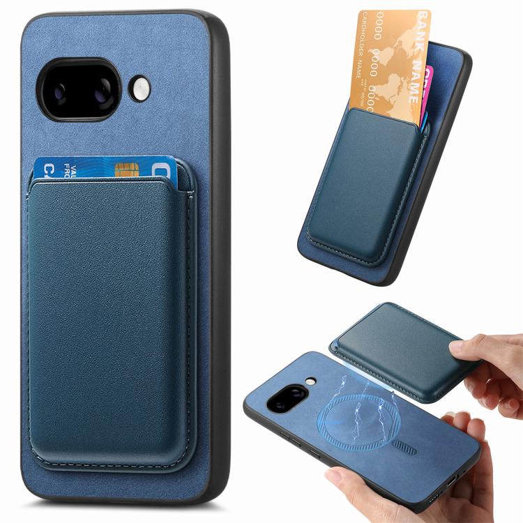 Retro Magsafe Card Bag PU Back Cover Phone Case, For Google Pixel 11 Pro XL, For Google Pixel 11, For Google Pixel 11 Pro, For Google Pixel 10 Pro XL, For Google Pixel 9a, For Google Pixel 9 Pro XL, For Google Pixel 9 Pro, For Google Pixel 9           ...