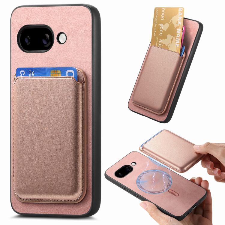 Retro Magsafe Card Bag PU Back Cover Phone Case, For Google Pixel 11 Pro XL, For Google Pixel 11, For Google Pixel 11 Pro, For Google Pixel 10 Pro XL, For Google Pixel 9a, For Google Pixel 9 Pro XL, For Google Pixel 9 Pro, For Google Pixel 9           ...