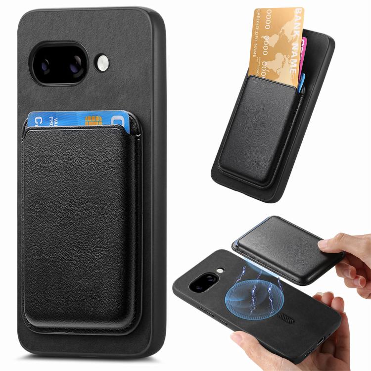 Retro Magsafe Card Bag PU Back Cover Phone Case, For Google Pixel 11 Pro XL, For Google Pixel 11, For Google Pixel 11 Pro, For Google Pixel 10 Pro XL, For Google Pixel 9a, For Google Pixel 9 Pro XL, For Google Pixel 9 Pro, For Google Pixel 9           ...