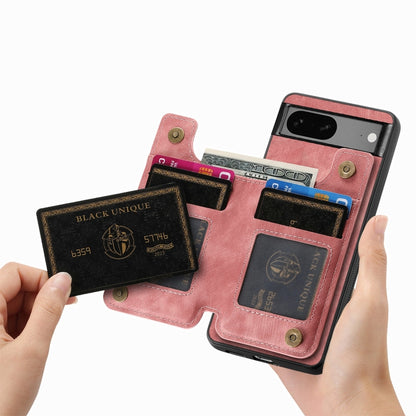 Retro Leather Zipper Wallet Back Phone Case, For Google Pixel 6, For Google Pixel 10 / 10 Pro