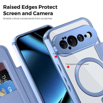 Shield Magsafe RFID Anti-theft Rhombus Leather Phone Case, For Google Pixel 11 Pro XL, For Google Pixel 11, For Google Pixel 11 Pro, For Google Pixel 10a, For Google Pixel 10 Pro XL, For Google Pixel 9 Pro XL, For Google Pixel 9 Pro, For Google Pixel 9...