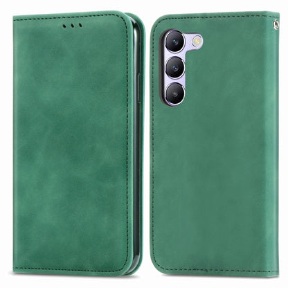 Retro Skin Feel Magnetic Flip Leather Phone Case, For vivo V40 SE, For vivo Y100 5G IND