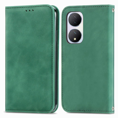 Retro Skin Feel Magnetic Flip Leather Phone Case, For vivo V40 SE, For vivo Y100 5G IND