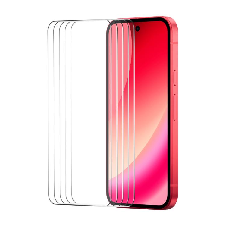 5pcs ENKAY 9H Big Arc Edge High Aluminum-silicon Tempered Glass Film, For Google Pixel 11a, For Google Pixel 9 Pro XL, For Google Pixel 9 Pro, For Google Pixel 9