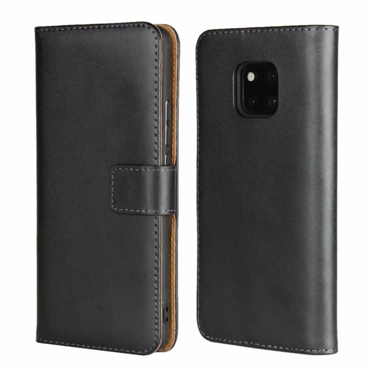Black leather flip phone holster with front cover and snap strap, card slot window panel