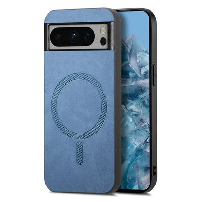 Retro Magsafe Magnetic PU Back Cover Phone Case, For Google Pixel 11 Pro XL, For Google Pixel 11, For Google Pixel 11 Pro, For Google Pixel 10 Pro XL, For Google Pixel 10, For Google Pixel 9a, For Google Pixel 9 Pro XL, For Google Pixel 8a             ...