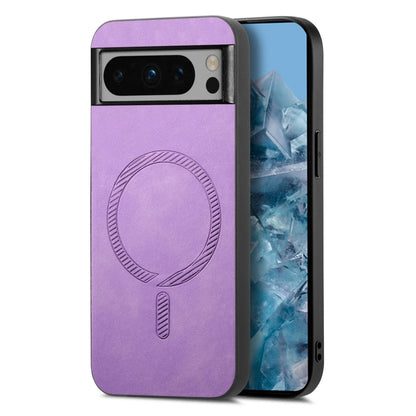 Retro Magsafe Magnetic PU Back Cover Phone Case, For Google Pixel 11 Pro XL, For Google Pixel 11, For Google Pixel 11 Pro, For Google Pixel 10 Pro XL, For Google Pixel 10, For Google Pixel 9a, For Google Pixel 9 Pro XL, For Google Pixel 8a             ...