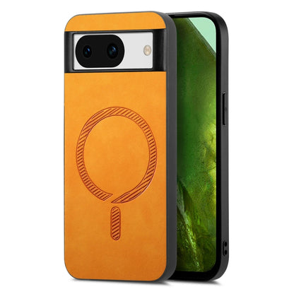 Retro Magsafe Magnetic PU Back Cover Phone Case, For Google Pixel 11 Pro XL, For Google Pixel 11, For Google Pixel 11 Pro, For Google Pixel 10 Pro XL, For Google Pixel 10, For Google Pixel 9a, For Google Pixel 9 Pro XL, For Google Pixel 8a             ...