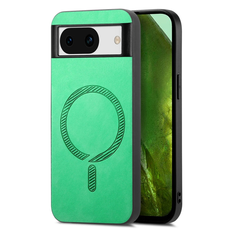 Retro Magsafe Magnetic PU Back Cover Phone Case, For Google Pixel 11 Pro XL, For Google Pixel 11, For Google Pixel 11 Pro, For Google Pixel 10 Pro XL, For Google Pixel 10, For Google Pixel 9a, For Google Pixel 9 Pro XL, For Google Pixel 8a             ...