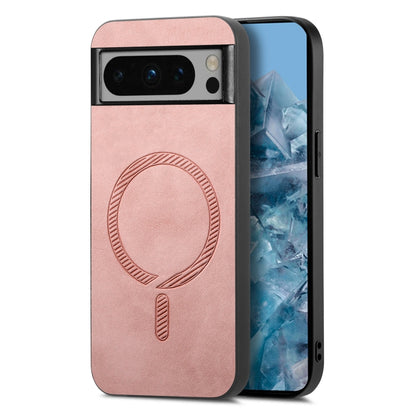 Retro Magsafe Magnetic PU Back Cover Phone Case, For Google Pixel 11 Pro XL, For Google Pixel 11, For Google Pixel 11 Pro, For Google Pixel 10 Pro XL, For Google Pixel 10, For Google Pixel 9a, For Google Pixel 9 Pro XL, For Google Pixel 8a             ...