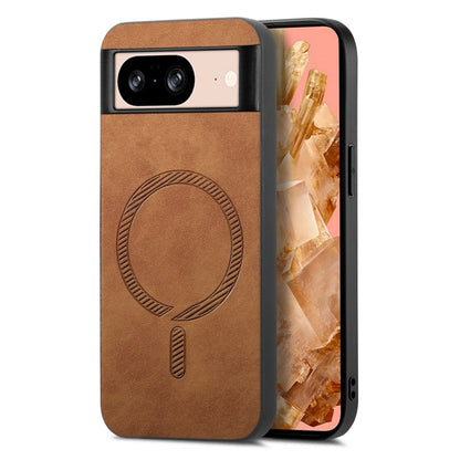Retro Magsafe Magnetic PU Back Cover Phone Case, For Google Pixel 11 Pro XL, For Google Pixel 11, For Google Pixel 11 Pro, For Google Pixel 10 Pro XL, For Google Pixel 10, For Google Pixel 9a, For Google Pixel 9 Pro XL, For Google Pixel 8a             ...