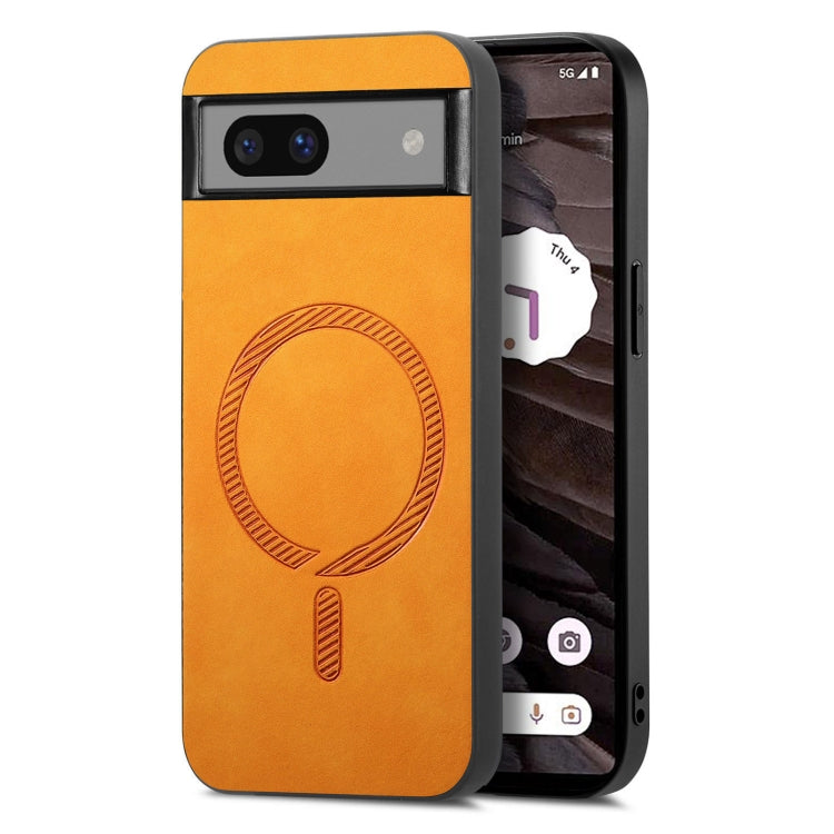 Retro Magsafe Magnetic PU Back Cover Phone Case, For Google Pixel 11 Pro XL, For Google Pixel 11, For Google Pixel 11 Pro, For Google Pixel 10 Pro XL, For Google Pixel 10, For Google Pixel 9a, For Google Pixel 9 Pro XL, For Google Pixel 8a             ...
