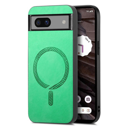 Retro Magsafe Magnetic PU Back Cover Phone Case, For Google Pixel 11 Pro XL, For Google Pixel 11, For Google Pixel 11 Pro, For Google Pixel 10 Pro XL, For Google Pixel 10, For Google Pixel 9a, For Google Pixel 9 Pro XL, For Google Pixel 8a             ...