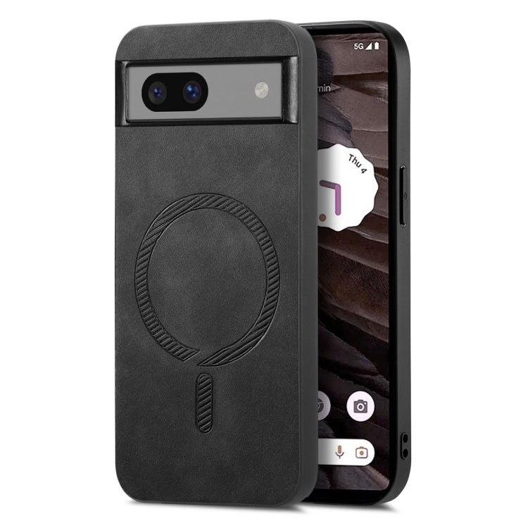 Retro Magsafe Magnetic PU Back Cover Phone Case, For Google Pixel 11 Pro XL, For Google Pixel 11, For Google Pixel 11 Pro, For Google Pixel 10 Pro XL, For Google Pixel 10, For Google Pixel 9a, For Google Pixel 9 Pro XL, For Google Pixel 8a             ...