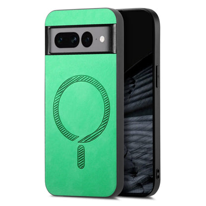 Retro Magsafe Magnetic PU Back Cover Phone Case, For Google Pixel 11 Pro XL, For Google Pixel 11, For Google Pixel 11 Pro, For Google Pixel 10 Pro XL, For Google Pixel 10, For Google Pixel 9a, For Google Pixel 9 Pro XL, For Google Pixel 8a             ...