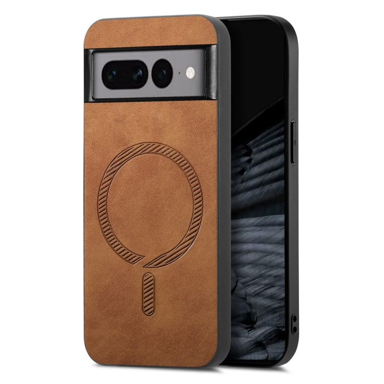 Retro Magsafe Magnetic PU Back Cover Phone Case, For Google Pixel 11 Pro XL, For Google Pixel 11, For Google Pixel 11 Pro, For Google Pixel 10 Pro XL, For Google Pixel 10, For Google Pixel 9a, For Google Pixel 9 Pro XL, For Google Pixel 8a             ...