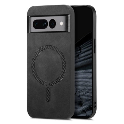 Retro Magsafe Magnetic PU Back Cover Phone Case, For Google Pixel 11 Pro XL, For Google Pixel 11, For Google Pixel 11 Pro, For Google Pixel 10 Pro XL, For Google Pixel 10, For Google Pixel 9a, For Google Pixel 9 Pro XL, For Google Pixel 8a             ...