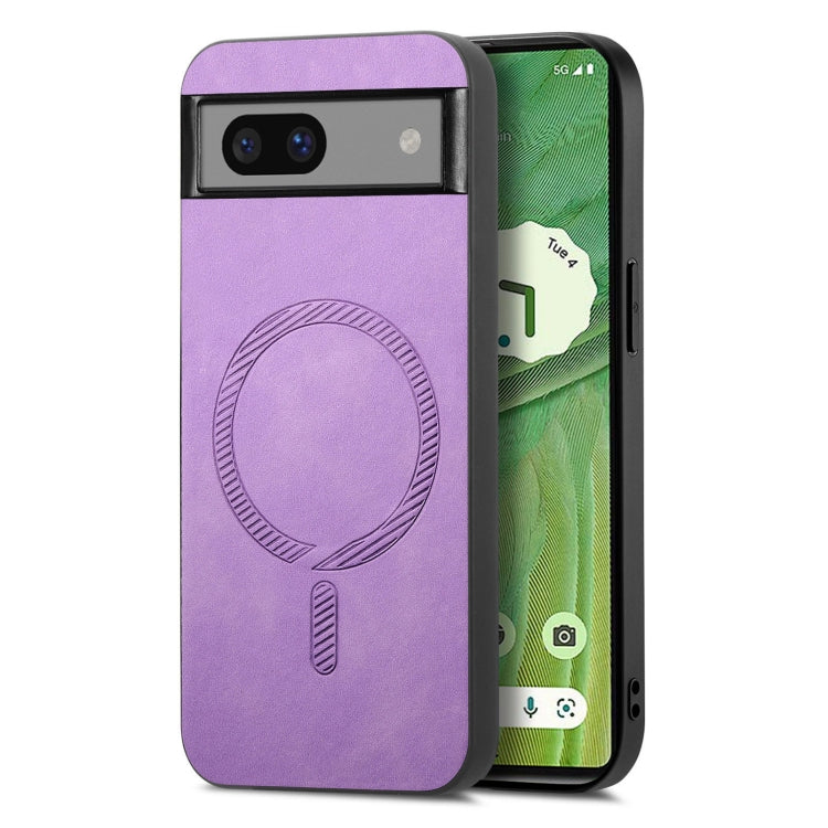 Retro Magsafe Magnetic PU Back Cover Phone Case, For Google Pixel 11 Pro XL, For Google Pixel 11, For Google Pixel 11 Pro, For Google Pixel 10 Pro XL, For Google Pixel 10, For Google Pixel 9a, For Google Pixel 9 Pro XL, For Google Pixel 8a             ...