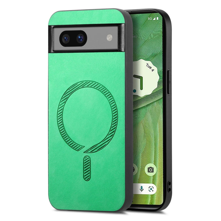 Retro Magsafe Magnetic PU Back Cover Phone Case, For Google Pixel 11 Pro XL, For Google Pixel 11, For Google Pixel 11 Pro, For Google Pixel 10 Pro XL, For Google Pixel 10, For Google Pixel 9a, For Google Pixel 9 Pro XL, For Google Pixel 8a             ...