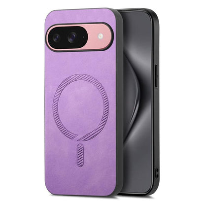 Retro Magsafe Magnetic PU Back Cover Phone Case, For Google Pixel 11 Pro XL, For Google Pixel 11, For Google Pixel 11 Pro, For Google Pixel 10 Pro XL, For Google Pixel 10, For Google Pixel 9a, For Google Pixel 9 Pro XL, For Google Pixel 8a             ...