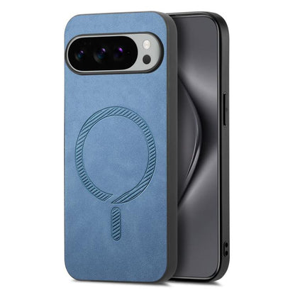 Retro Magsafe Magnetic PU Back Cover Phone Case, For Google Pixel 11 Pro XL, For Google Pixel 11, For Google Pixel 11 Pro, For Google Pixel 10 Pro XL, For Google Pixel 10, For Google Pixel 9a, For Google Pixel 9 Pro XL, For Google Pixel 8a             ...