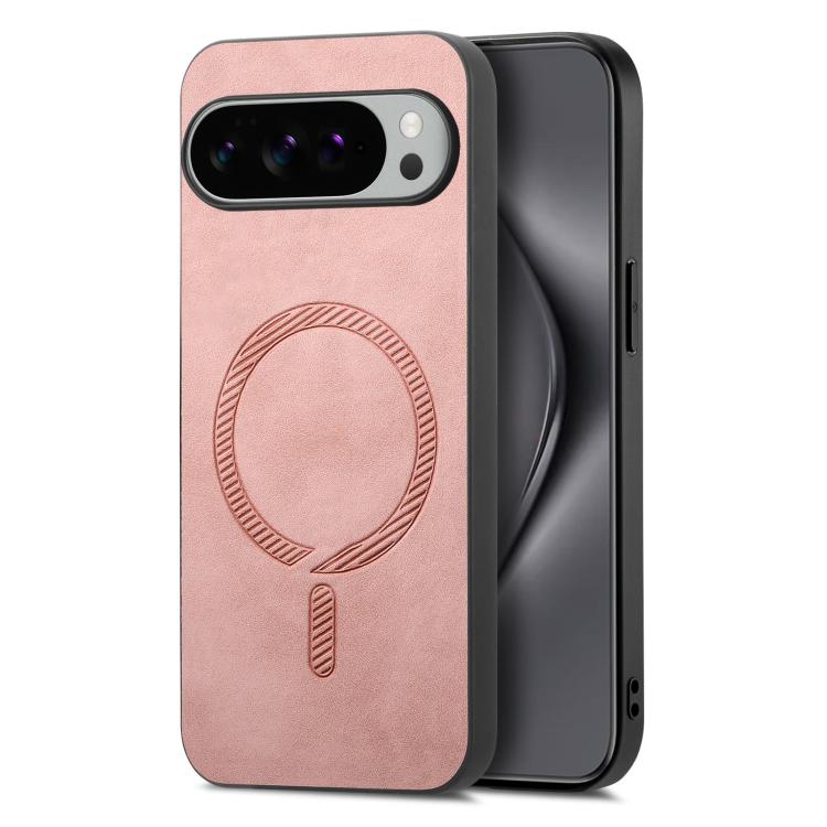 Retro Magsafe Magnetic PU Back Cover Phone Case, For Google Pixel 11 Pro XL, For Google Pixel 11, For Google Pixel 11 Pro, For Google Pixel 10 Pro XL, For Google Pixel 10, For Google Pixel 9a, For Google Pixel 9 Pro XL, For Google Pixel 8a             ...