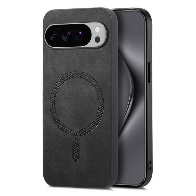 Retro Magsafe Magnetic PU Back Cover Phone Case, For Google Pixel 11 Pro XL, For Google Pixel 11, For Google Pixel 11 Pro, For Google Pixel 10 Pro XL, For Google Pixel 10, For Google Pixel 9a, For Google Pixel 9 Pro XL, For Google Pixel 8a             ...