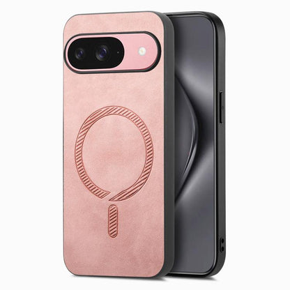 Retro Magsafe Magnetic PU Back Cover Phone Case, For Google Pixel 11 Pro XL, For Google Pixel 11, For Google Pixel 11 Pro, For Google Pixel 10 Pro XL, For Google Pixel 10, For Google Pixel 9a, For Google Pixel 9 Pro XL, For Google Pixel 8a             ...