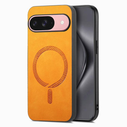 Retro Magsafe Magnetic PU Back Cover Phone Case, For Google Pixel 11 Pro XL, For Google Pixel 11, For Google Pixel 11 Pro, For Google Pixel 10 Pro XL, For Google Pixel 10, For Google Pixel 9a, For Google Pixel 9 Pro XL, For Google Pixel 8a             ...
