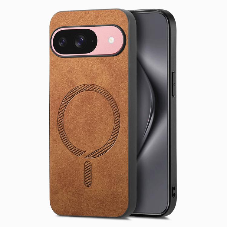 Retro Magsafe Magnetic PU Back Cover Phone Case, For Google Pixel 11 Pro XL, For Google Pixel 11, For Google Pixel 11 Pro, For Google Pixel 10 Pro XL, For Google Pixel 10, For Google Pixel 9a, For Google Pixel 9 Pro XL, For Google Pixel 8a             ...