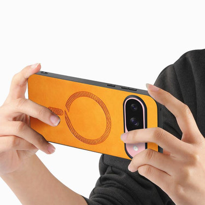 Retro Magsafe Magnetic PU Back Cover Phone Case, For Google Pixel 11 Pro XL, For Google Pixel 11, For Google Pixel 11 Pro, For Google Pixel 10 Pro XL, For Google Pixel 10, For Google Pixel 9a, For Google Pixel 9 Pro XL, For Google Pixel 8a             ...