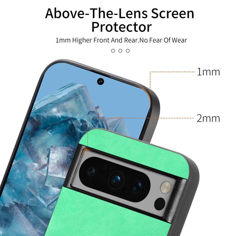 Retro Magsafe Magnetic PU Back Cover Phone Case, For Google Pixel 9 / 9 Pro