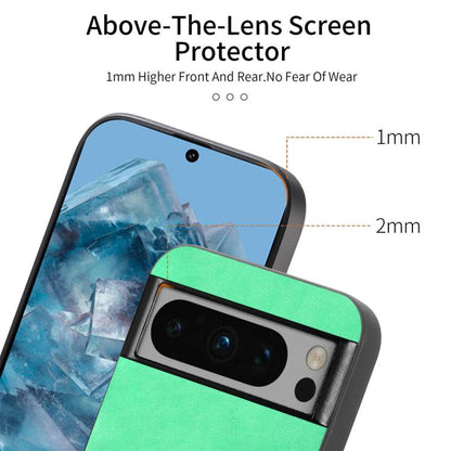 Retro Magsafe Magnetic PU Back Cover Phone Case, For Google Pixel 9 / 9 Pro