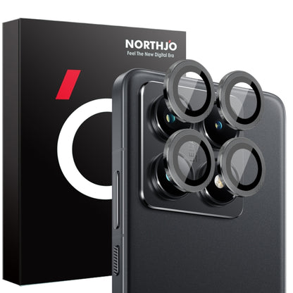 NORTHJO Camera Lens Protector CD Metal Ring Tempered Glass Film, For Xiaomi 14T Pro 5G, For Xiaomi 14T 5G