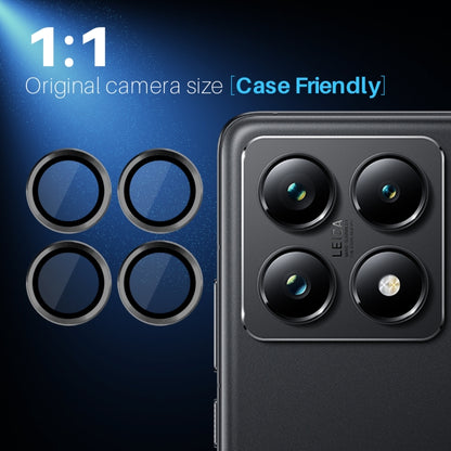 NORTHJO Camera Lens Protector CD Metal Ring Tempered Glass Film, For Xiaomi 14T Pro 5G, For Xiaomi 14T 5G