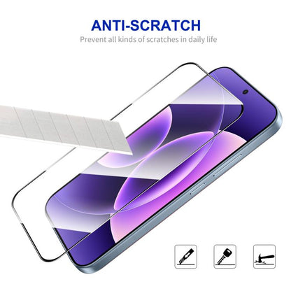 Tempered glass screen protector with anti-scratch surface for everyday smartphone use