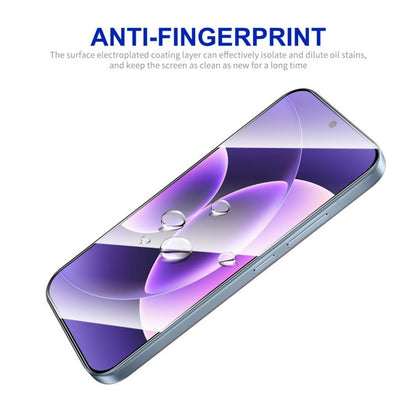 Tempered glass screen protector with anti-fingerprint coating for clearer phone display