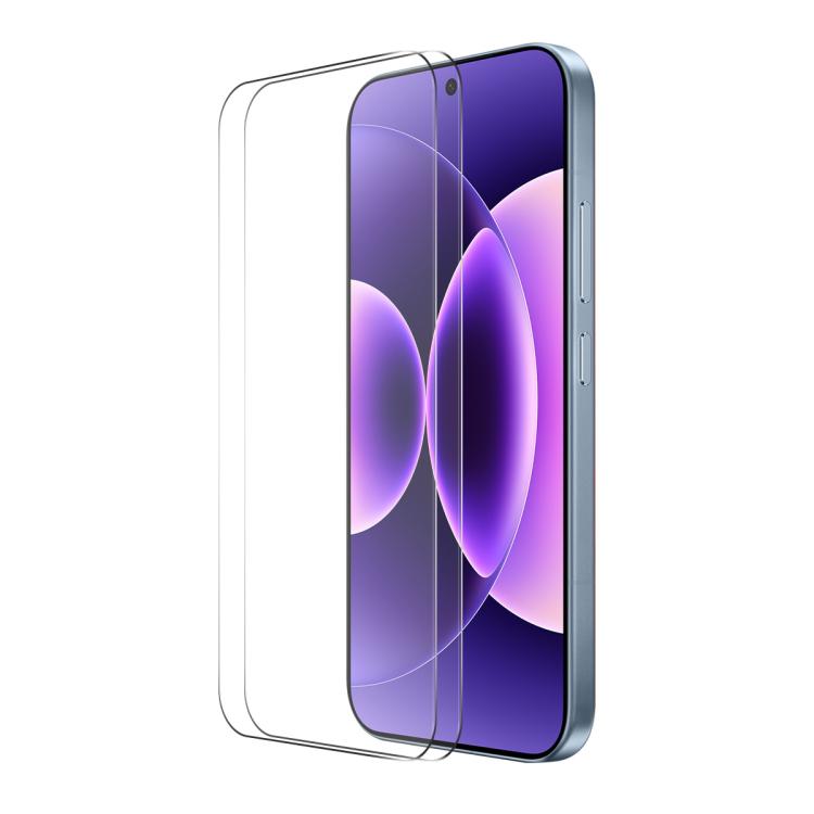 2-pack ultrathin tempered glass screen protector film for touchscreen devices