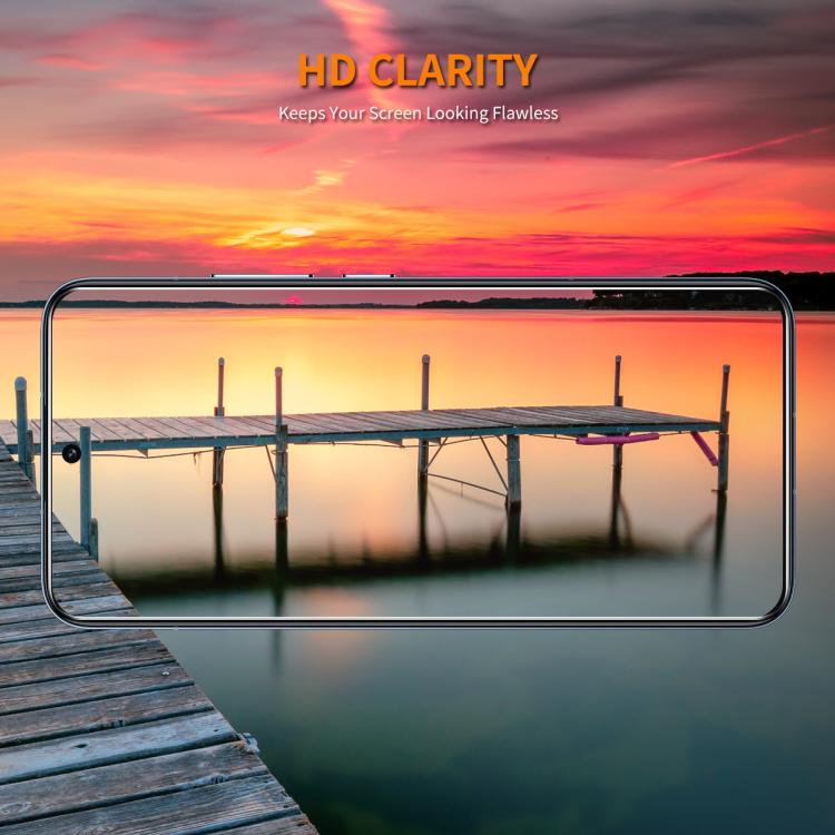 HD clarity tempered glass screen protector film for smartphone display