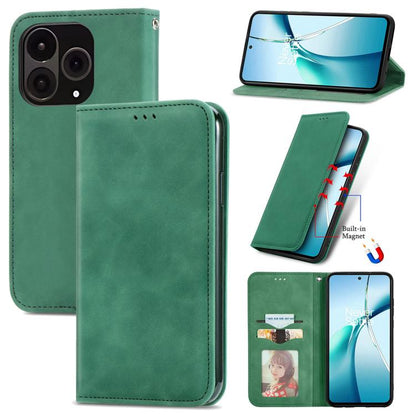 Retro Skin Feel Magnetic Flip Leather Phone Case, For OnePlus 15