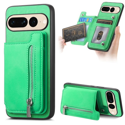 Retro MagSafe Zipper Wallet Card Bag Back Phone Case, For Google Pixel 11 Pro XL, For Google Pixel 11, For Google Pixel 11 Pro, For Google Pixel 10 Pro XL, For Google Pixel 9 Pro XL, For Google Pixel 8a, For Google Pixel 8 Pro, For Google Pixel 8      ...