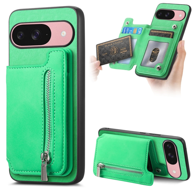 Retro MagSafe Zipper Wallet Card Bag Back Phone Case, For Google Pixel 11 Pro XL, For Google Pixel 11, For Google Pixel 11 Pro, For Google Pixel 10 Pro XL, For Google Pixel 9 Pro XL, For Google Pixel 8a, For Google Pixel 8 Pro, For Google Pixel 8      ...