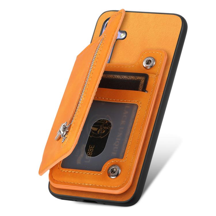 Retro MagSafe Zipper Wallet Card Bag Back Phone Case, For Google Pixel 11 Pro XL, For Google Pixel 11, For Google Pixel 11 Pro, For Google Pixel 10 Pro XL, For Google Pixel 9 Pro XL, For Google Pixel 8a, For Google Pixel 8 Pro, For Google Pixel 8      ...